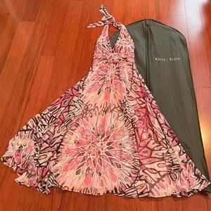 White house Black market multicolor dress, size 2